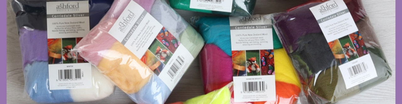 Corriedale Wool Felting Packs